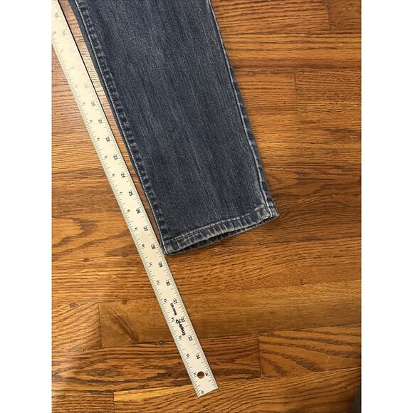 Levi’s Jeans Women Blue 30x32 Mid Rise Skinny Designs On Back Pockets - Picture 11 of 15
